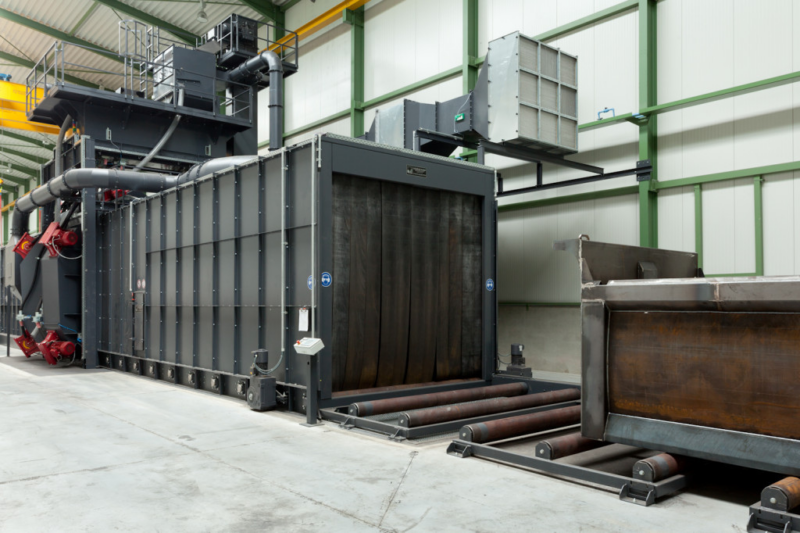 Één heel erg grote machine